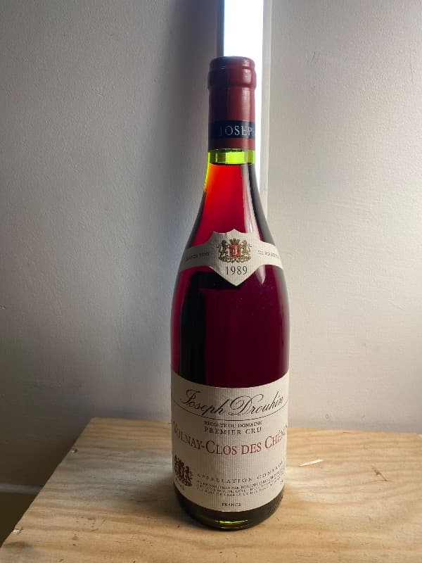 Volnay, Clos des Chênes, Joseph Drouhin, 1989