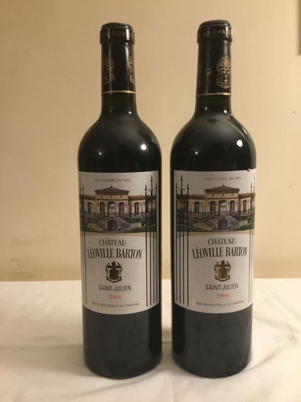 2 X Château Léoville-Barton, Saint-Julien, 2009
