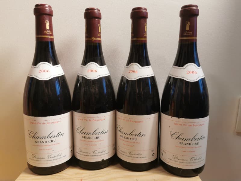 4 x Chambertin, Grand Cru, Domaine Tortochot, 2006