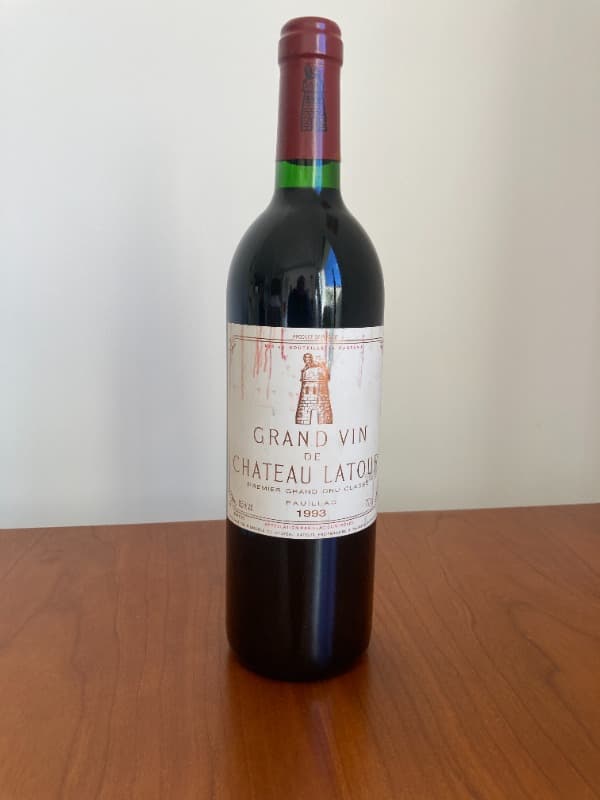 Grand Vin de Château Latour, Pauillac, 1993