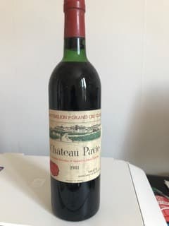 1 er grand cru classé, château Pavie, Saint-Émilion, 1981