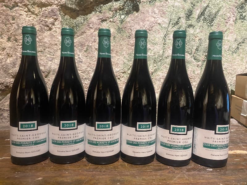6 x Nuits-Saint-Georges, 1er Cru Clos des Porrets, Domaine Henri Gouges, 2018