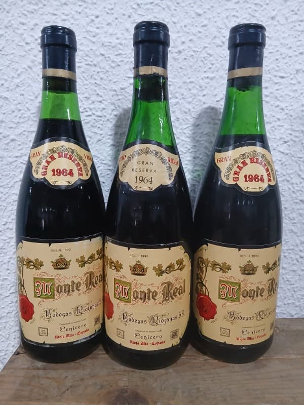 3 x Gran Reserva, Monte Real 1964 Gran reserva, Rioja, 1964