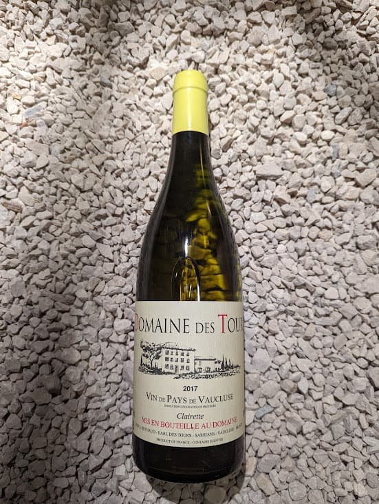 Vin de Pays du Vaucluse, Domaine des Tours, 2017