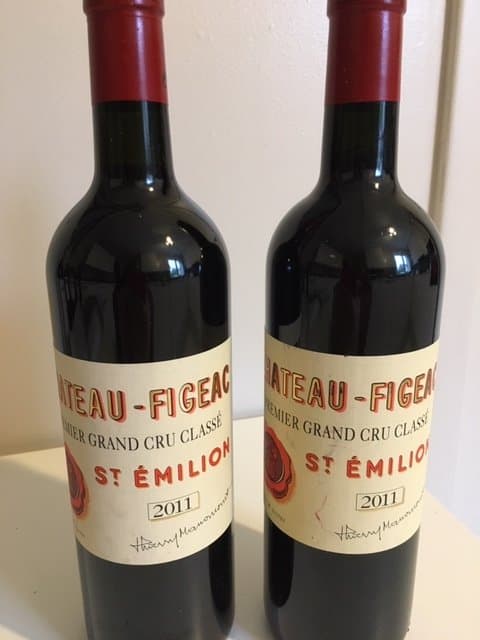 2 x Château Figeac, Saint-Émilion, 2011