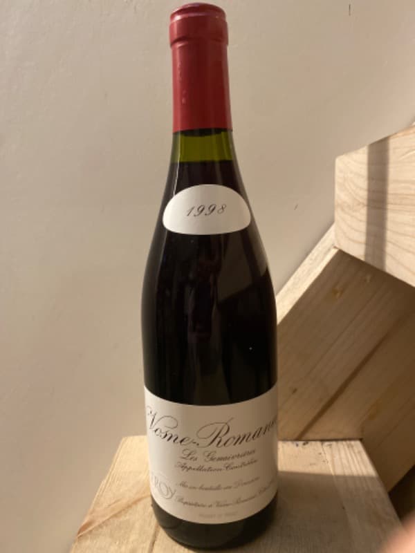 Vosne-Romanée, Les Genaivrières, Domaine Leroy, 1998