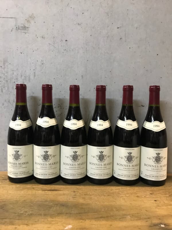 6 x Bonnes-Mares, Grand Cru, MOINE-HUDELOT, 1994