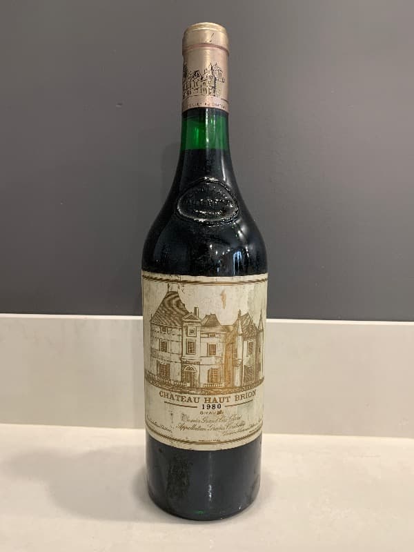 Château Haut-Brion, Pessac-Léognan, 1980