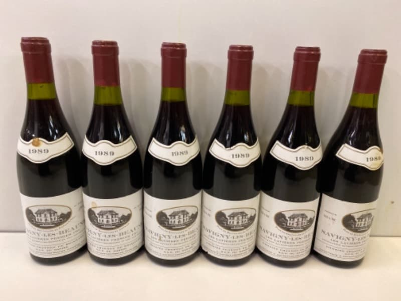 6 x Savigny-lès-Beaune, Premier cru, Chandon de Briailles, 1989