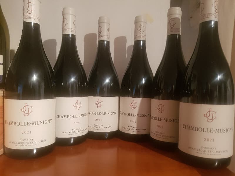 6 x Chambolle-Musigny, Jean-Jacques Confuron, 2021