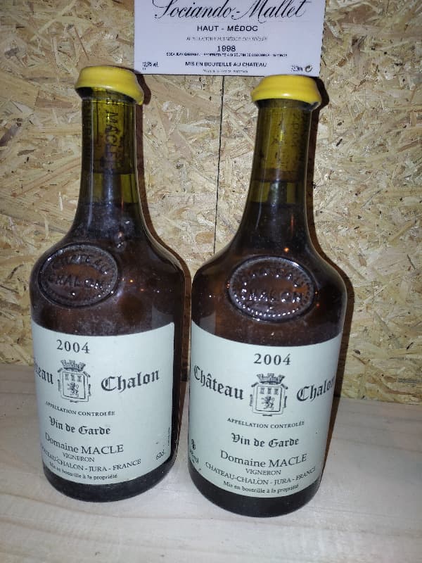 2 x JEAN MACLE, Château-Châlon, 2004 (62cl)