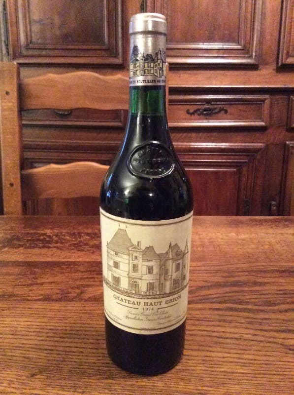 Château Haut-Brion, Pessac Léognan, 1974