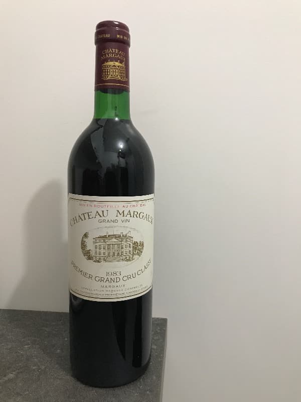 1er GCC, Château Margaux, Margaux, 1983
