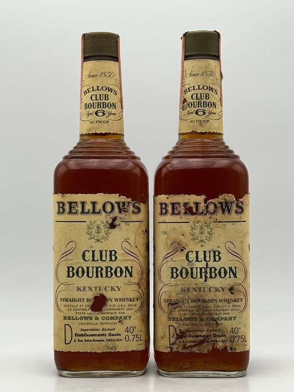 2 x Bellows - 6 years, Club Bourbon, Whisky