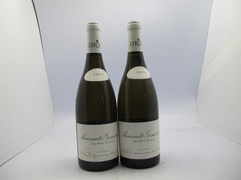 2 x Meursault, Genevrières 1er cru, LEROY, 1994