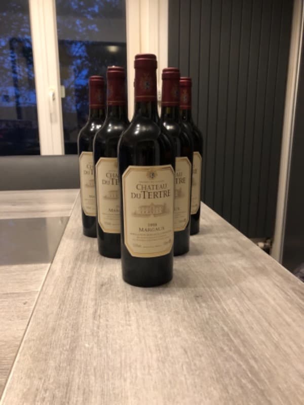 6 x Château du Tertre, Margaux GGC, 1998