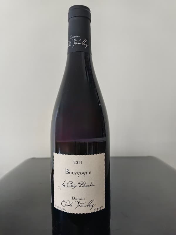 Bourgogne, La Croix Blanche, domaine Cécile Tremblay, 2011