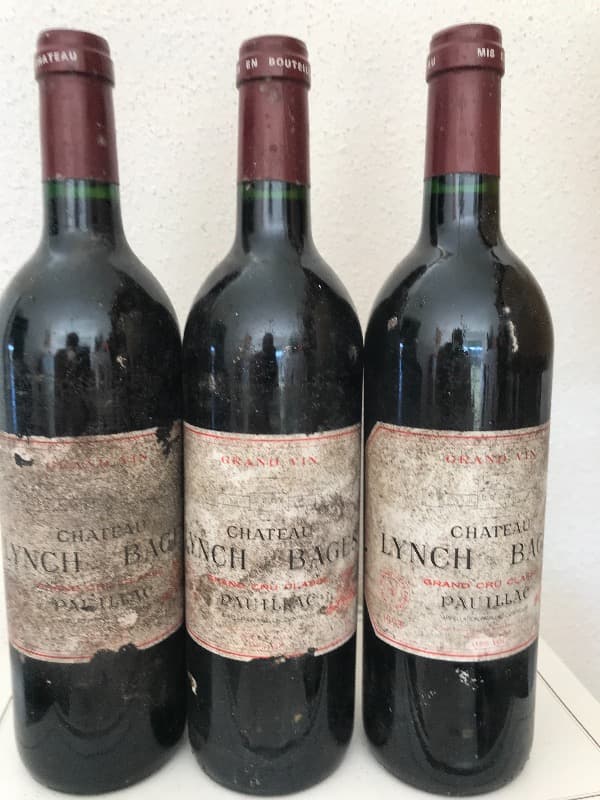 3 x Pauillac, Château Lynch Bages, Bordeaux, 1993