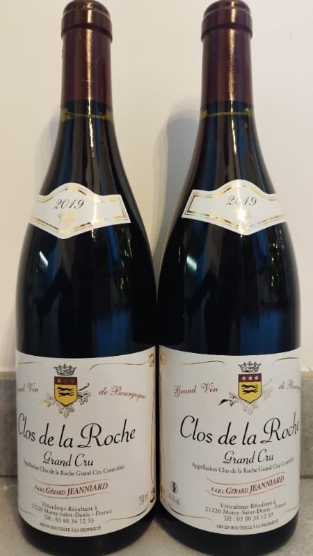 2 x Clos-de-la-Roche, Grand Cru, Gérard Jeanniard, 2019
