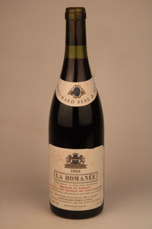La Romanée, Mise Bouchard Père et Fils, Comte Liger Belair, 1988