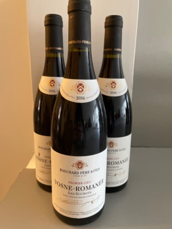 3 x Vosne-Romanée, 1er Cru - Les Suchots, Bouchard Père et Fils, 2016
