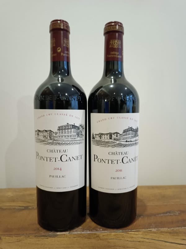 2 x château Pontet Canet, Pauillac, 2011