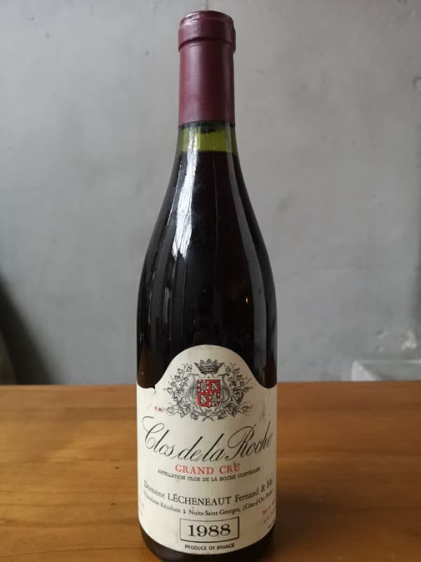 Clos-de-la-Roche, Grand Cru, Domaine Léchenaut Fernand & Fils, 1988