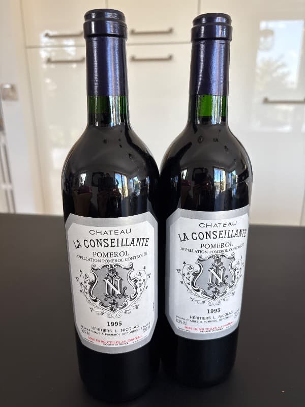 2 x Château la Conseillante, Pomerol, 1995