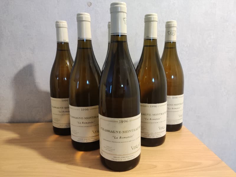 6 x Chassagne-Montrachet, 1er Cru La Romanée, Maison Verget, 1996