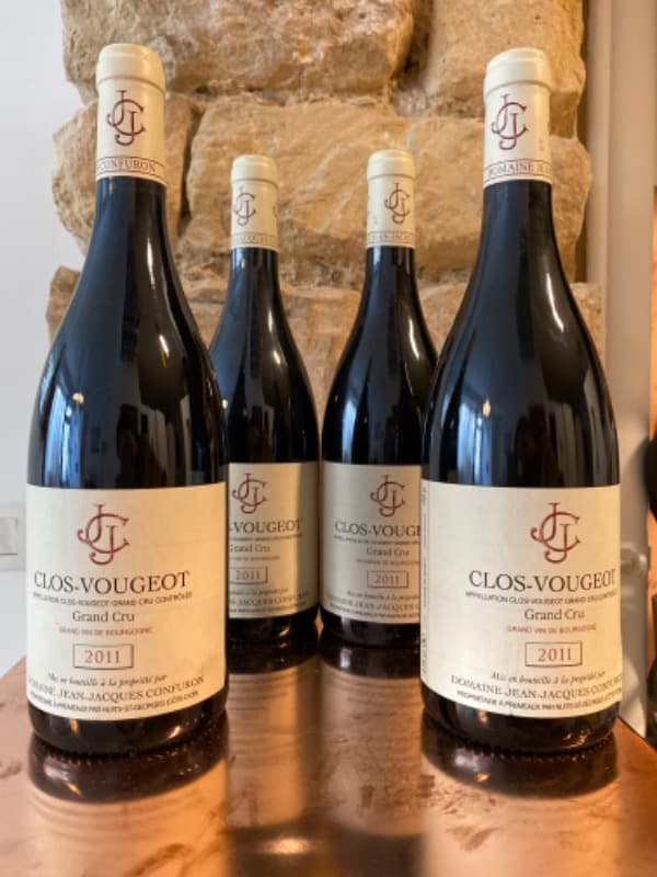 4 x Clos de Vougeot, Grand Cru, Domaine J.J.Confuron, 2011