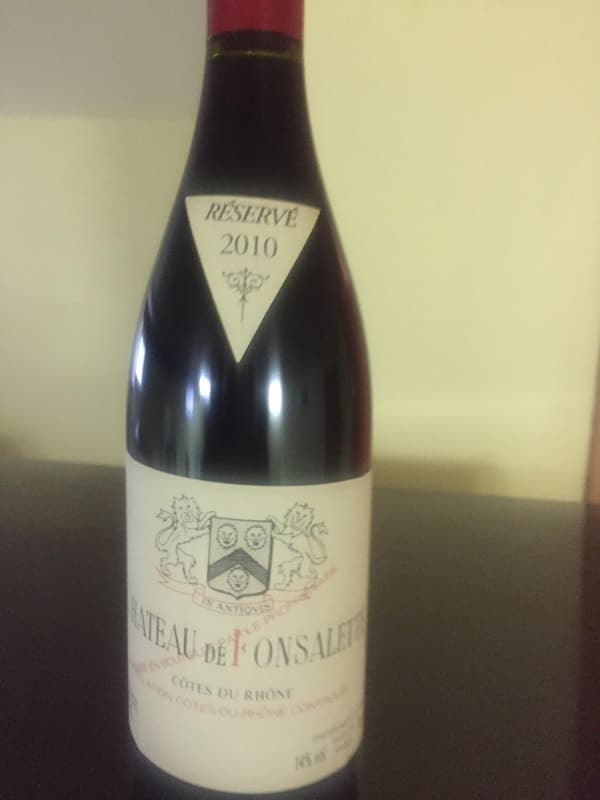 Côtes-du-Rhône, Château de Fonsalette, 2010
