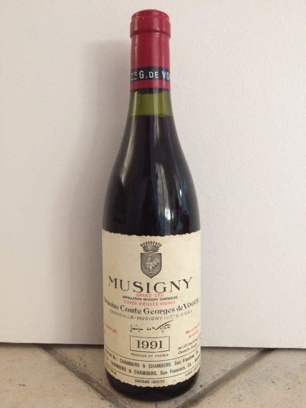 Musigny, Comte Georges de Vogüé, 1991