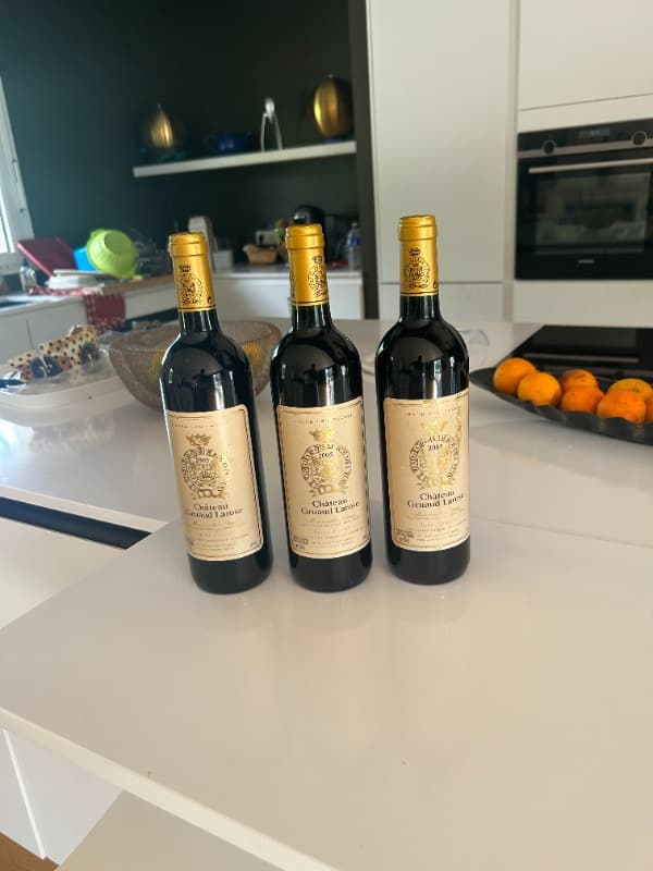 3 x château Gruaud Larose, Saint-Julien, 2005
