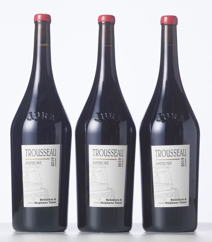 3 x Trousseau en Amphore, Bénédicte & Stéphane Tissot, Arbois, 2019 (Magnum)