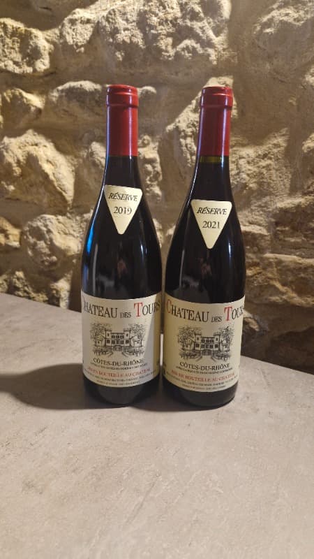 2 x Côtes-du-Rhône, Château des Tours, 2019/2021