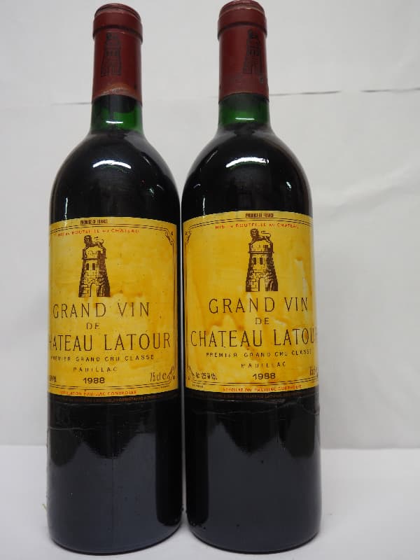 2 x Grand Vin de Château Latour, Pauillac, 1988