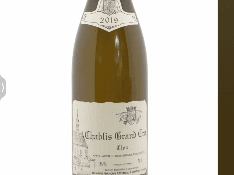 Chablis Grand Cru, Clos, Domaine François Raveneau, 2019