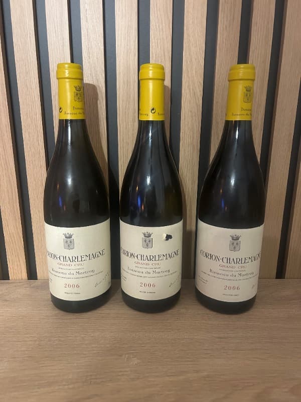 3 x Corton-Charlemagne, Grand cru, Bonneau du Martray, 2006