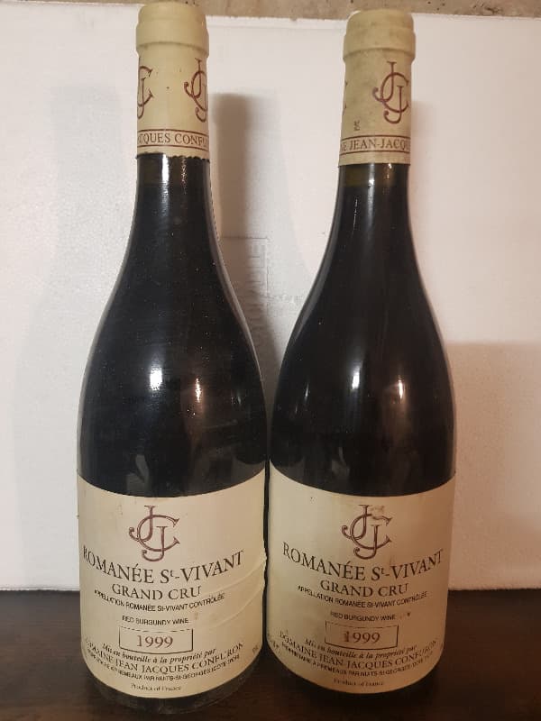 2 X Romanée-Saint-Vivant, Grand Cru, Domaine Jean Jacques Confuron, 1999