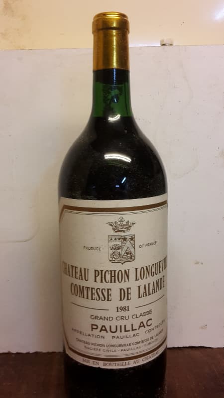 Comtesse de Lalande, château Pichon Longueville, Pauillac, 1981 (Magnum)