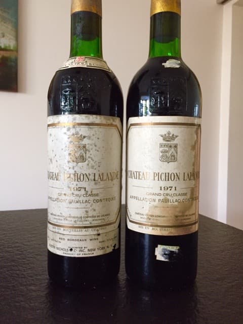 2 x Comtesse de Lalande, Château Pichon-Longueville, Pauillac, 1971