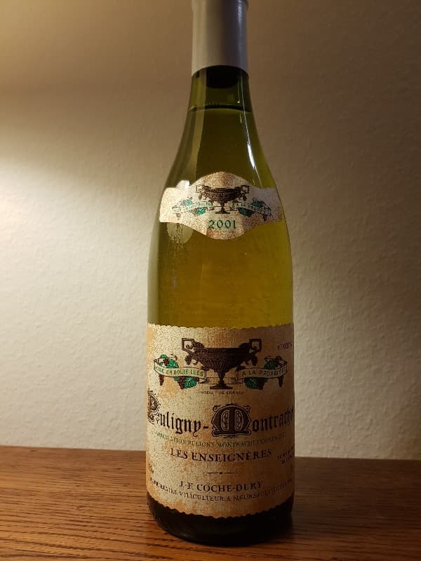 Puligny-Montrachet, Les Enseigneres, J.F. COCHE-DURY, 2001