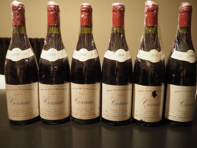 6 x Cornas, Cuvée C, Domaine Marcel Juge, 1986