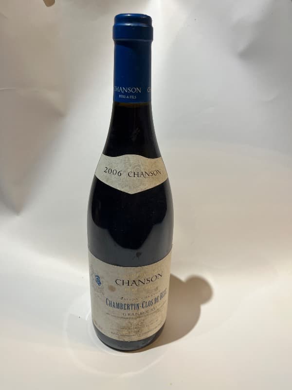 Chambertin-Clos de Bèze, Grand Cru, Chanson Père et Fils, 2006