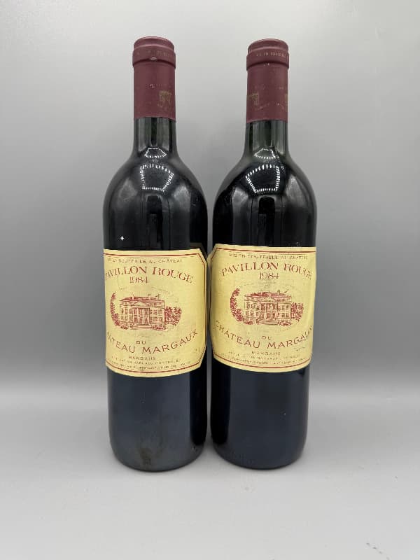 2 x Pavillon Rouge, Château Margaux, Margaux, 1984