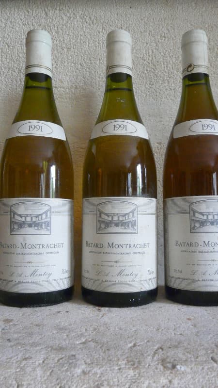 3 x Bourgogne, Batard Montrachet, Montoy, 1991