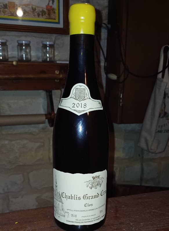 Chablis Grand Cru, Clos, domaine François Raveneau, 2018