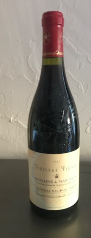 Châteauneuf-du-Pape, Vieilles Vignes, Domaine de Marcoux, 2001