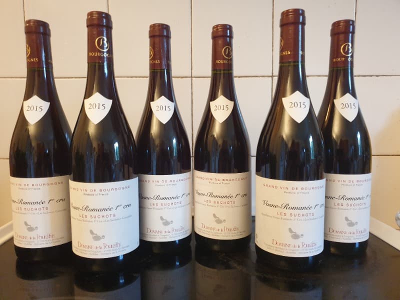 6 x Vosne-Romanée, 1 cru - les Suchots, Domaine de la Poulettte, 2015