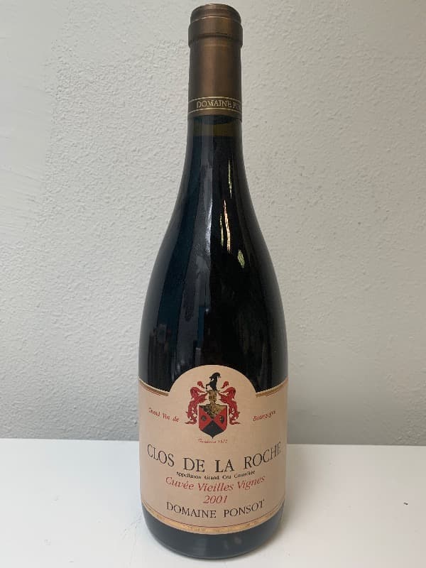 Clos-de-la-Roche, Cuvée vieilles vignes, Domaine Ponsot, 2001